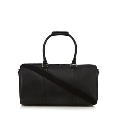 Black 'Addison' leather holdall bag